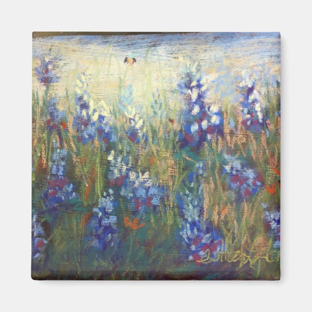 Imán Hardy Texas Blues Magnet (Frente)