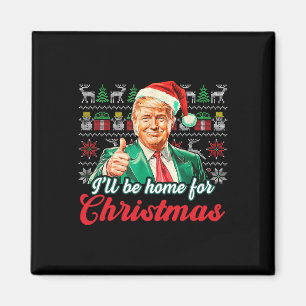 Imán Haré Hogar A Los Navidades Trump Divertidos Pajama