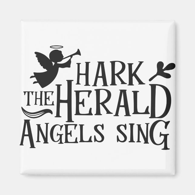 Imán Hark the Herald Angel Sing (Frente)
