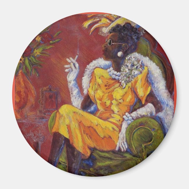 Imán Harlem Gold Magnet (Frente)