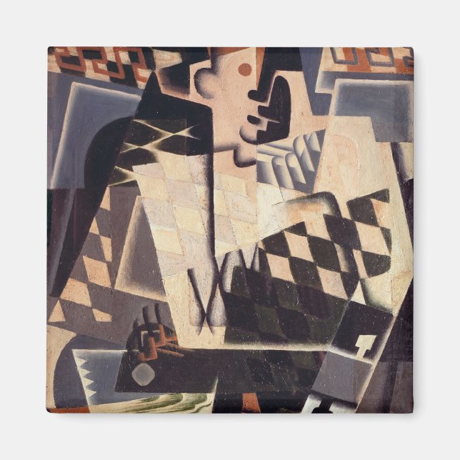 Imán Harlequin con guitarra, 1917 (Frente)