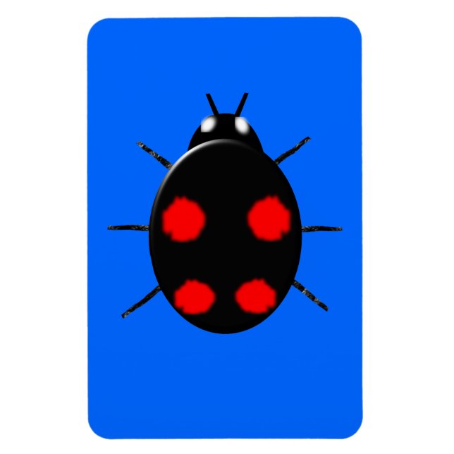 Imán Harlequin Ladybird Premium Magnet (Vertical)