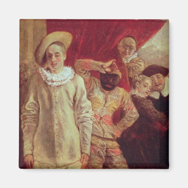 Imán Harlequin, Pierrot y Scapin, Actores del Com (Frente)