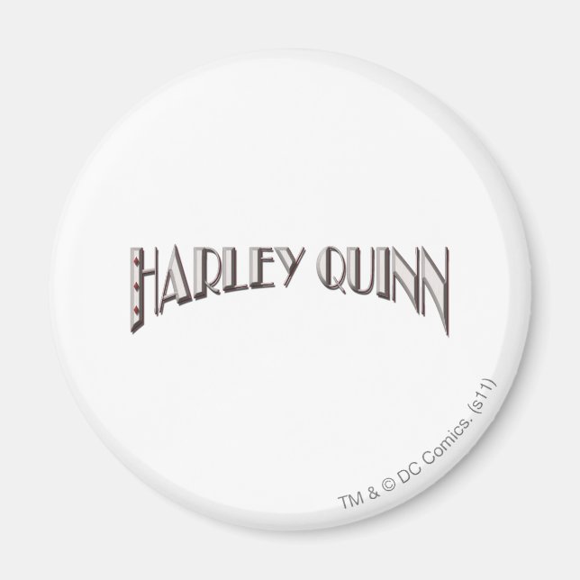 Imán Harley Quinn - Logo (Frente)