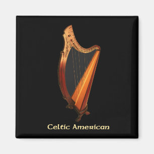 Imán Harp Celtic American