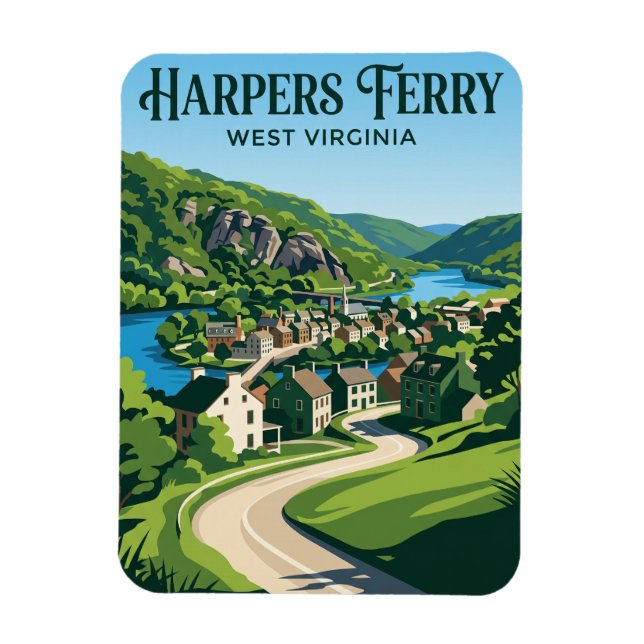 Imán Harpers Ferry EE. UU. (Vertical)