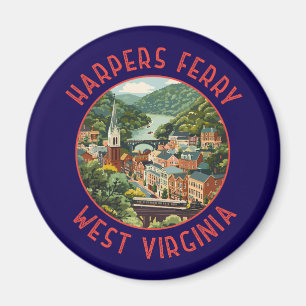Imán Harpers Ferry Virginia Occidental Círculo Angustia