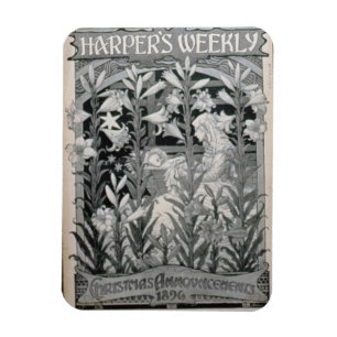 Imán "Harper's Weekly", Invitaciones de Navidades 1896 