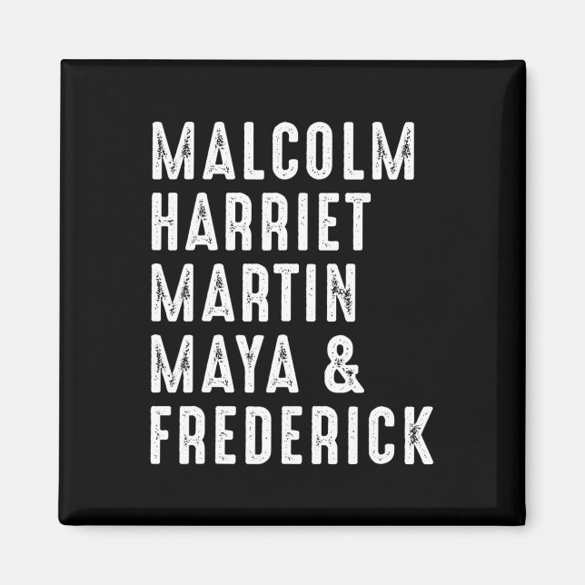 Imán Harriet Martin Maya Frederick Black Leaders (Frente)
