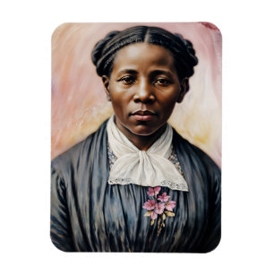 Imán Harriet Tubman Original Watercolor Art