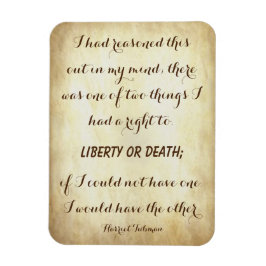 Imán Harriet Tubman, poderosa libertad o cita de la mue