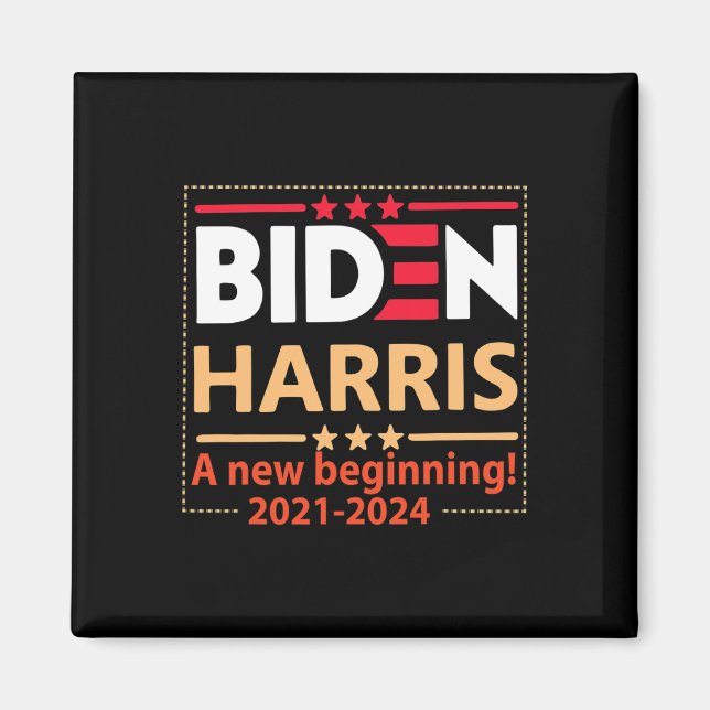 Imán Harris 2021-2024 Un Nuevo Comienzo (Frente)