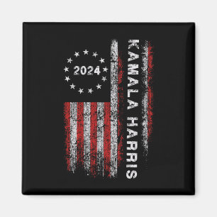 Imán Harris 2024 American Flag Kamaka Supporter 1
