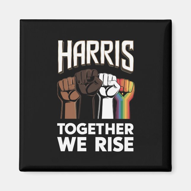 Imán Harris 2024 Elecciones LGBT Kamala Harris 2024 (Frente)