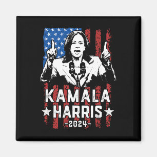 Imán Harris 2024 Flag Kamala Para Presidente Usa Flag H