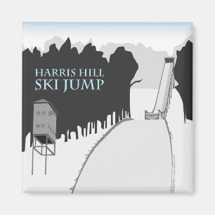 Imán Harris Hill Ski Jump Magnet