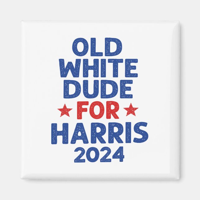 Imán Harris Old White Dudes Para Hombres Harris Funny P (Frente)
