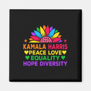 Imán Harris Peace Love Equality Hope