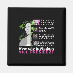 Imán Harris T Shirt - Kamala Harris Vp - Historia negra