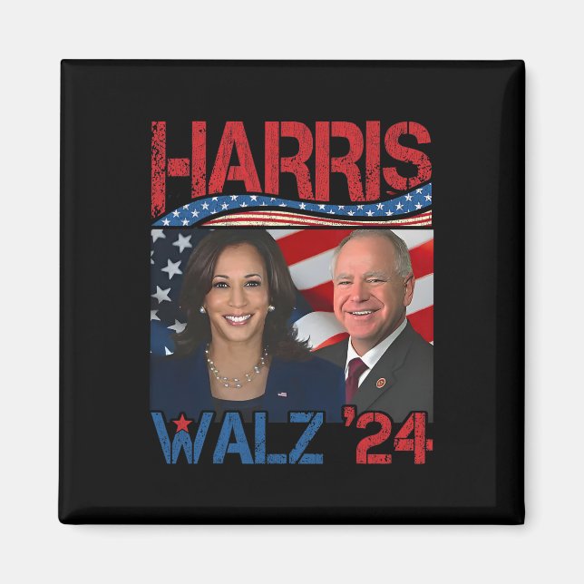 Imán Harris Tim Walz Waltz 3 (Frente)