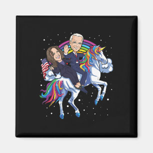 Imán Harris Unicorn Joe Biden 2021 Riding President Usa