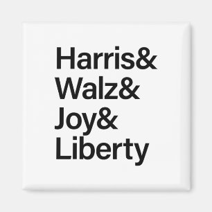 Imán Harris W Joy Liberty Vote Kamala Harris Presidente