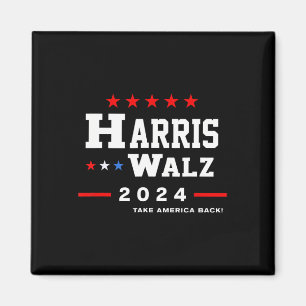 Imán Harris Waltz 2024 Elecciones Kamala Harris Tim Wal
