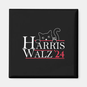 Imán Harris Waltz 2024 Gracioso Cat Lady Kamala Harris
