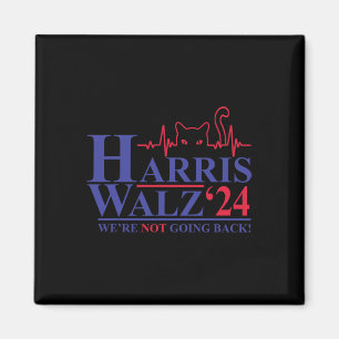 Imán Harris Waltz 2024 No vamos a volver un gato gracio