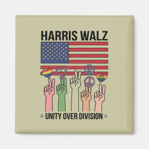 Imán Harris Waltz 2024 Unidad Sobre División