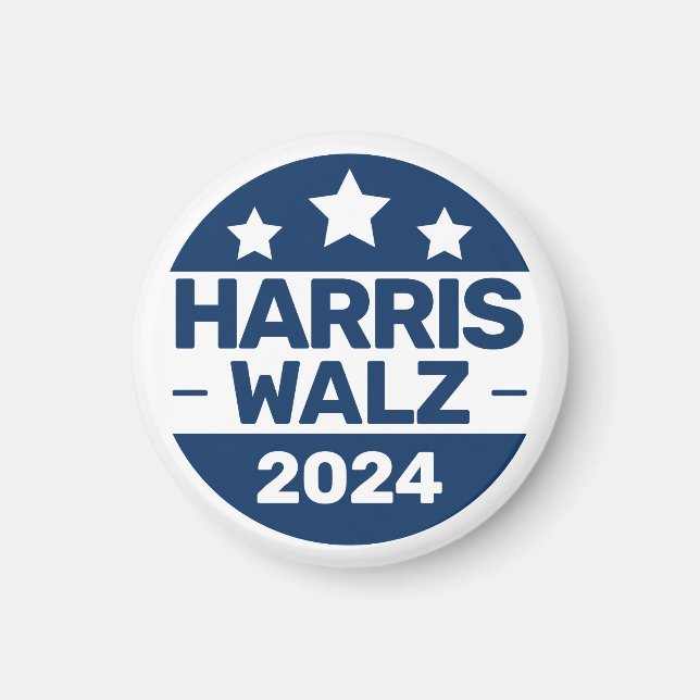 Imán Harris Walz 2024 Elecciones Kamala Harris Tim Walz (Frente)