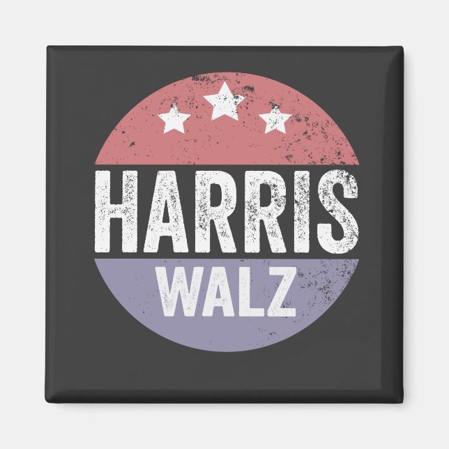 Imán Harris Walz 2024 Elecciones Kamala Tim Waltz Améri (Frente)