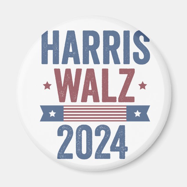 Imán Harris Walz 2024 Elecciones Kamala Tim Waltz Améri (Frente)