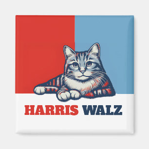 Imán Harris Walz 2024 Obviamente Cat