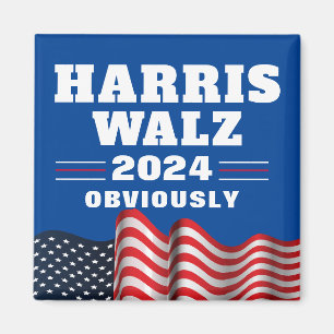 Imán Harris Walz 2024 Obvio