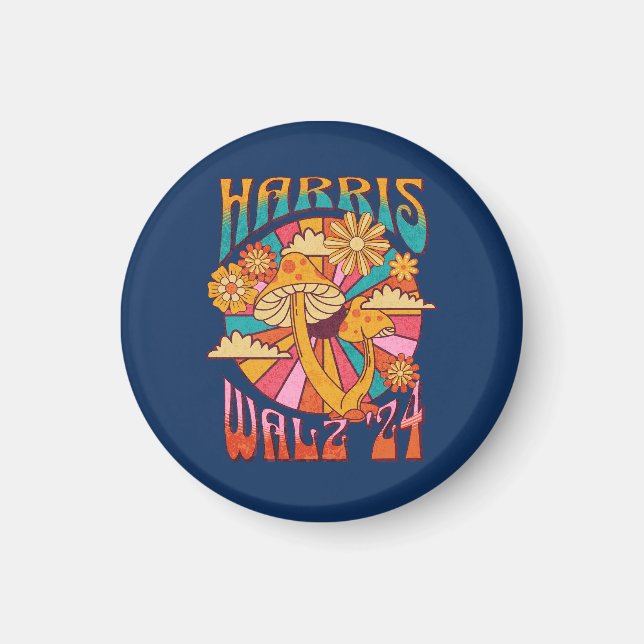 Imán Harris Walz 2024 para presidente (Frente)