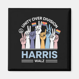 Imán Harris Walz Waltz 2024 Unidad Sobre División