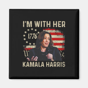 Imán Harris We The People I'm With Her Flag (Harris, so