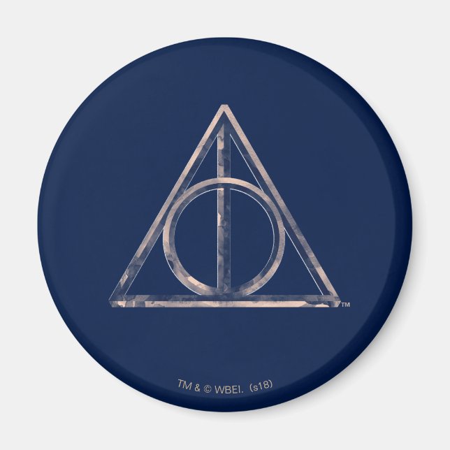 Imán Harry Potter | acuarela de mortandad (Frente)