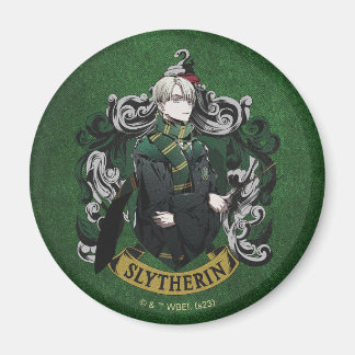 Imán HARRY POTTER™ | Anime Draco Malfoy House Crest