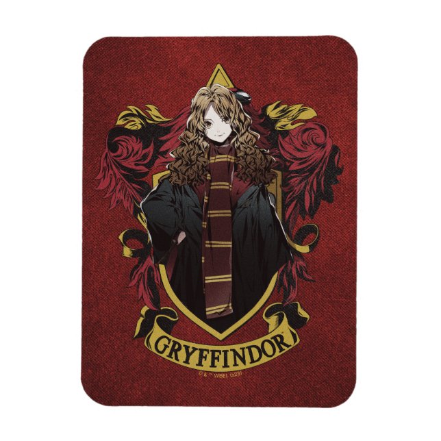 Imán HARRY POTTER™ | Anime Hermione House Escudo (Vertical)