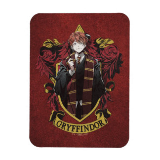 Imán HARRY POTTER™ | Anime Ron Weasley Escudo de la Cas