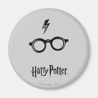Imán Harry Potter | Cicatriz y gafas relámpago
