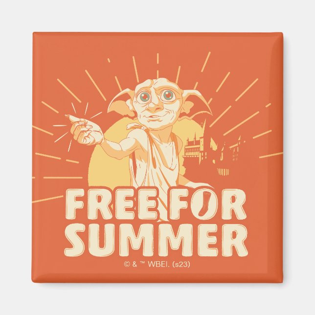 Imán HARRY POTTER™ | Dobby Libre Para Verano (Frente)