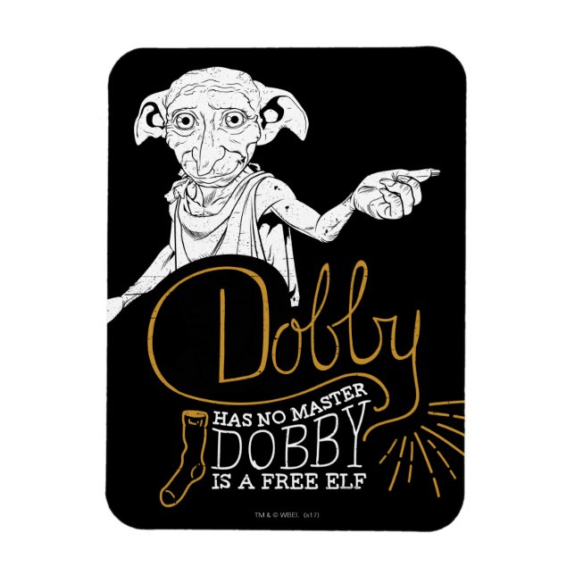 Imán Harry Potter | Dobby No Tiene Dueño (Vertical)