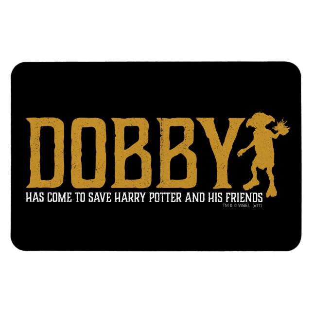 Imán Harry Potter | Dobby Save Harry Potter (Horizontal)