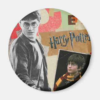 Imán Harry Potter Entonces y Ahora