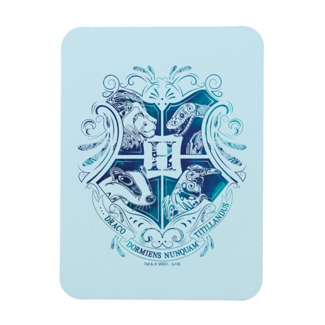 Imán Harry Potter | Escudo Aguamenti HOGWARTS™ (Vertical)