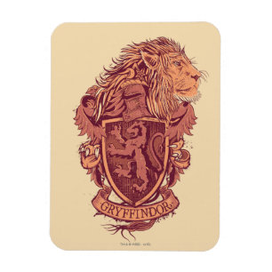 Imán Harry Potter   Escudo de León de Gryffindor