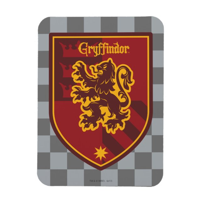 Imán Harry Potter | Escudo de Orgullo de la Casa Gryffi (Vertical)